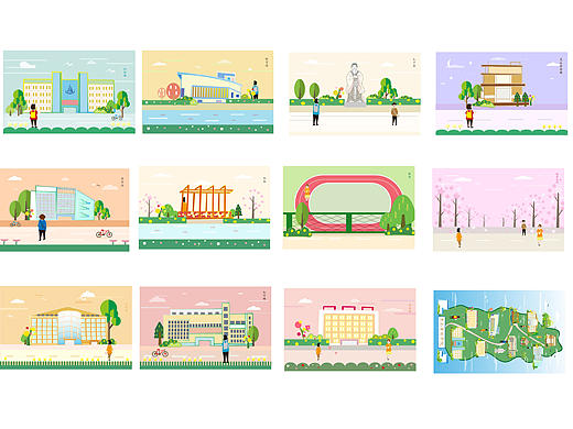 青島黃海學(xué)院（個(gè)人主頁(yè)-ZNDM3MzgzMDA=） - 宣傳物料 - 站酷設(shè)計(jì)師可可愛愛萌萌噠原創(chuàng)素材 - 站酷ZCOOL