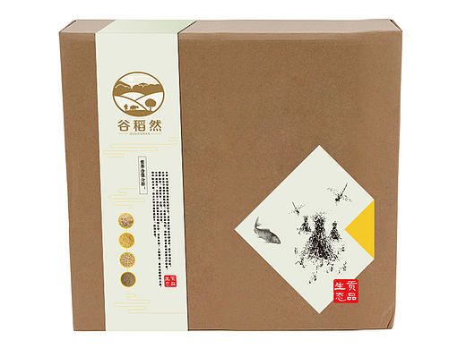 谷道然大米包装