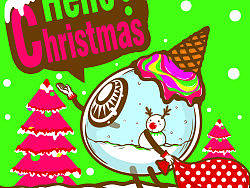 2011moi圣诞小卡——眼珠风雪球（大家都圣诞快乐哈~>3<)（个人主页-ZMTEwNzI3Ng==） - 商业插画 - 站酷设计师moiiiiiiix原创素材 - 站酷ZCOOL