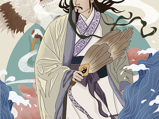 三国风插画 诸葛亮