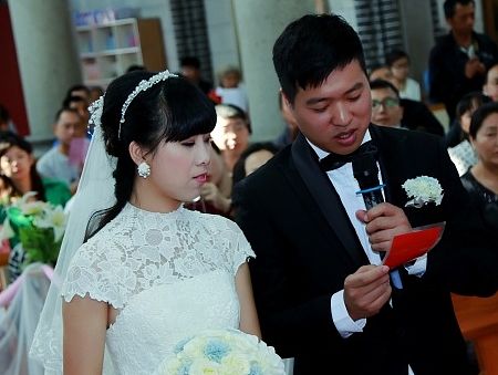 跟拍教堂婚礼