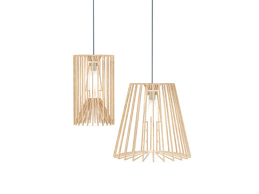 油纸伞吊灯设计