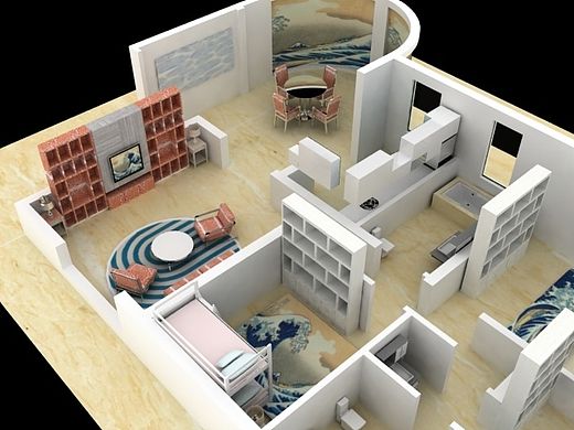 3D MAX 萬(wàn)能如我（個(gè)人主頁(yè)-ZMTM2NjAxNzY=） - 建筑/空間 - 站酷設(shè)計(jì)師405409778原創(chuàng)素材 - 站酷ZCOOL