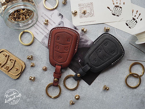 皮侠客P.X.K • 手工凯迪拉克塑形版车钥匙套.