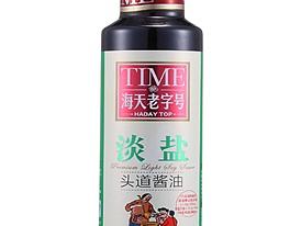 海天酱油淡盐头道酱油醇正清香