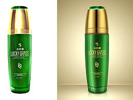 化妆类-化妆水-玻璃金属制品修图