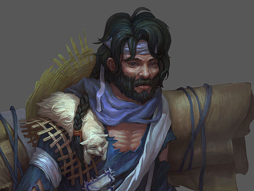 乞丐（个人主页-ZMTU4NzQ3MjQ=） - 游戏原画 - 站酷设计师L高凡原创素材 - 站酷ZCOOL