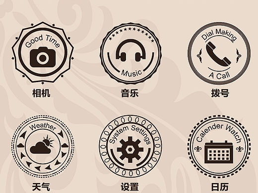 ICON复古风（个人主页-ZMTU4OTExODQ=） - 主题/皮肤 - 站酷设计师请记得叫醒我原创素材 - 站酷ZCOOL