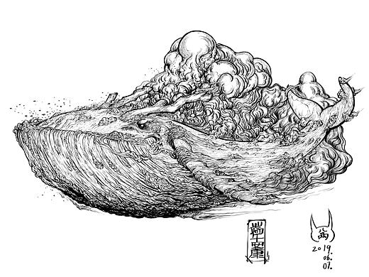 鲸鱼🐳（个人主页-ZMzY1NjA2NzY=） - 概念设定 - 站酷设计师八两先生原创素材 - 站酷ZCOOL