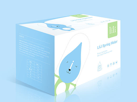 lili家庭水&母婴水包装