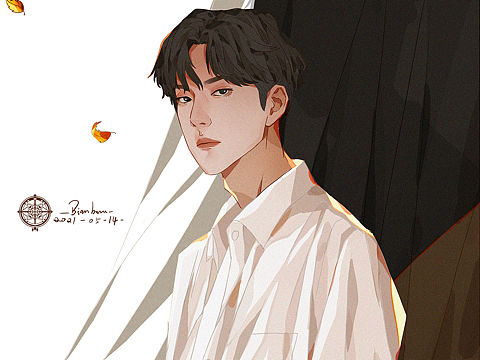 酷盖王一博（个人主页-ZNTI2NzYyMTY=） - 艺术插画 - 站酷设计师爱画画的扁扁原创素材 - 站酷ZCOOL