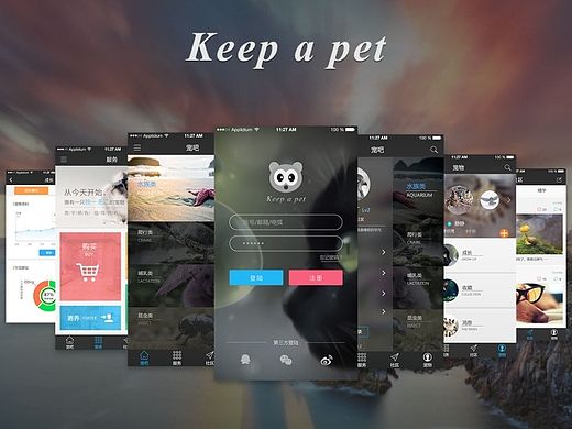 《寵吧》APP設(shè)計（個人主頁-ZMTMxODM1NDA=） - APP界面 - 站酷設(shè)計師雷小酒原創(chuàng)素材 - 站酷ZCOOL