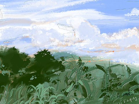 孕期练习（个人主页-ZNDg5MzMzMTY=） - 绘画 - 站酷设计师俩青原创素材 - 站酷ZCOOL