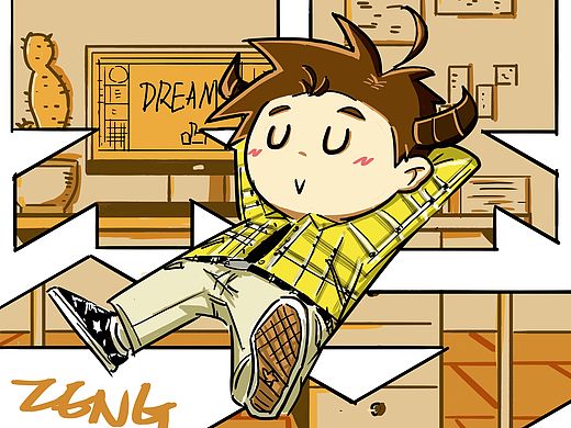 梦（个人主页-ZNDExMzQzMjg=） - 创作习作 - 站酷设计师JILYZENG原创素材 - 站酷ZCOOL