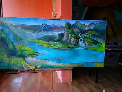 油画未完待续（个人主页-ZMjIzOTMwMzY=） - 绘画 - 站酷设计师奇斐手绘坊原创素材 - 站酷ZCOOL