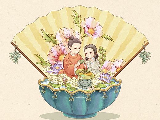 端午吃粽子挂艾草