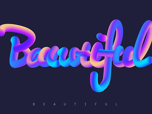 beautiful（个人主页-ZMTUyMjA5NjQ=） - 字体/字形 - 站酷设计师missred原创素材 - 站酷ZCOOL