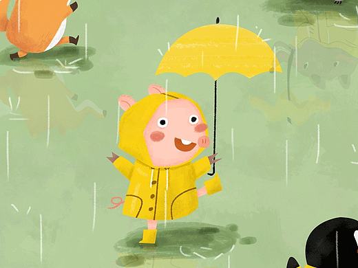 插画二十四节气动图