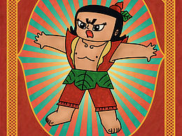 复古手绘练习稿