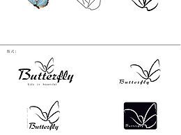 原创线性logo—蝴蝶🦋