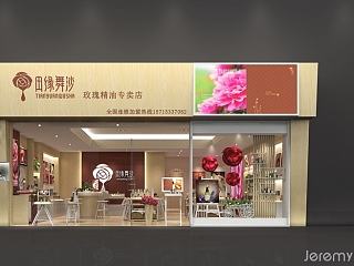 山东淄博田缘舞沙化妆品SI系统设计