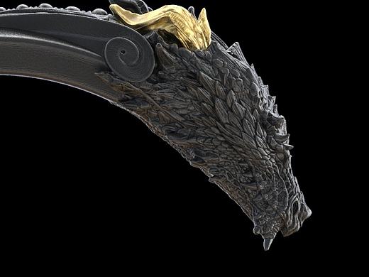 CARVE BONES 刻骨 应龙手镯