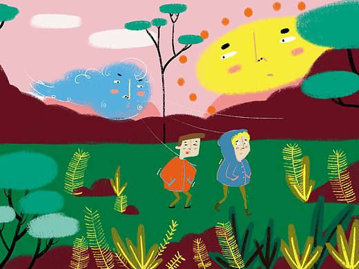 儿童插画（个人主页-ZMjM0ODg1NDA=） - 儿童插画 - 站酷设计师茜薇原创素材 - 站酷ZCOOL