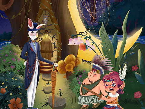 原创插画 奇遇记（个人主页-ZNTkxMTkzMDQ=） - 儿童插画 - 站酷设计师富贵胖橘原创素材 - 站酷ZCOOL