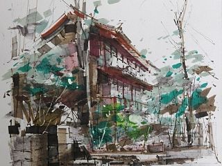 马克笔风景