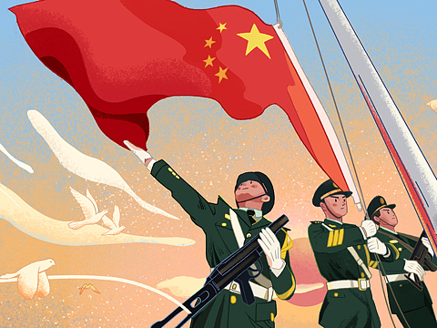 415国家安全教育日h5插画