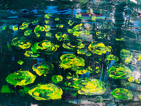 睡蓮（個人主頁-ZMjkyMzE4Njg=） - 繪畫 - 站酷設(shè)計(jì)師小新zien原創(chuàng)素材 - 站酷ZCOOL