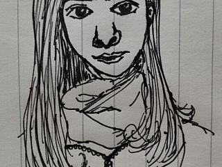 自画涂鸦