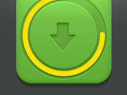 一天一练之下载按钮临摹（附PSD）