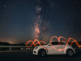 银河下的浪漫七夕