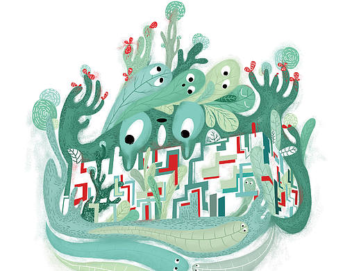 毕设--奇幻广州旅游文化插画视觉设计