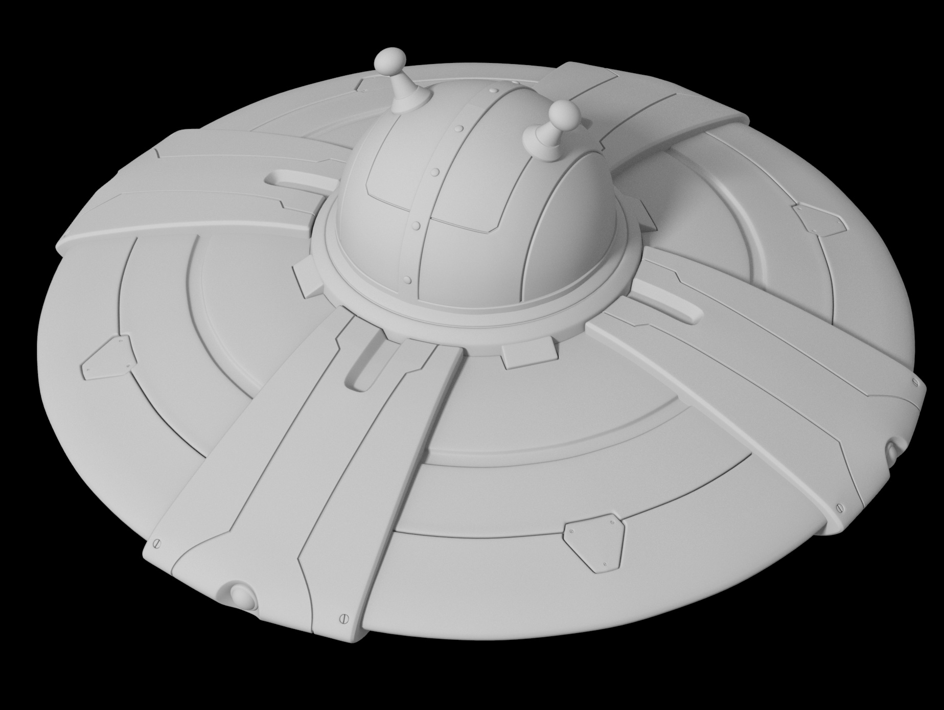 maya建模——飞碟