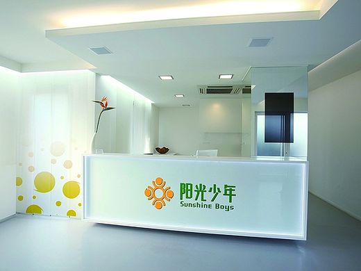 阳光少年教育机构LOGO  培训教育