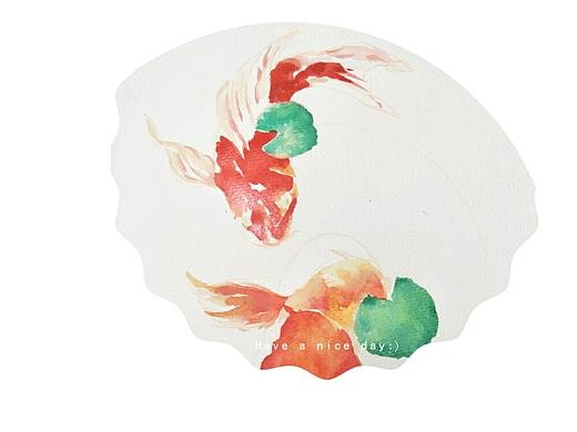 『锦鲤』（个人主页-ZMzIyNDYwNzI=） - 绘画 - 站酷设计师麻雀仙子原创素材 - 站酷ZCOOL