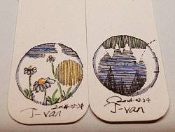 Hand-painted_bookmark（个人主页-ZMzI4OTgyNA==） - 其他手工艺 - 站酷设计师姜小凡原创素材 - 站酷ZCOOL