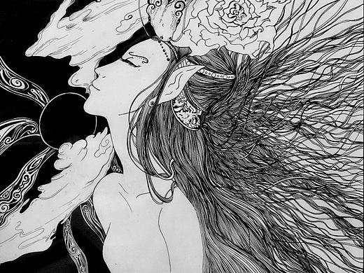 黑白装饰画——“意识存在”系列