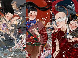 潮牌服装插画