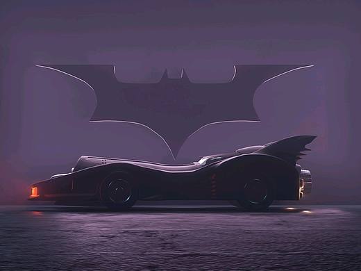 (蝙蝠战车)建模与渲染