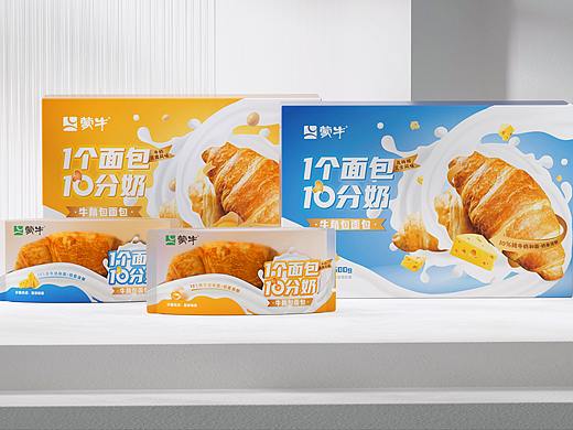 蒙牛牛角包 I 包装系列
