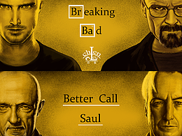 绝密毒师和风骚律师的人物创作及制作的海报