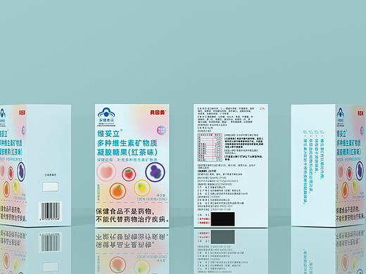 贝因美多种维生素凝胶糖果（红茶味）