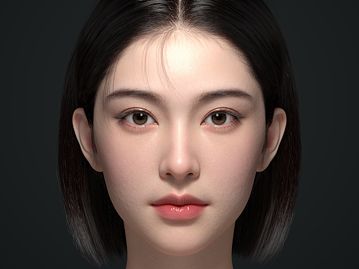 MC0203 女，数字人，虚拟人，虚拟偶像