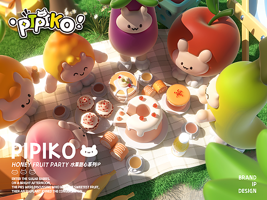 派派子IP | PIEPIE | 水果甜心原创IP设计