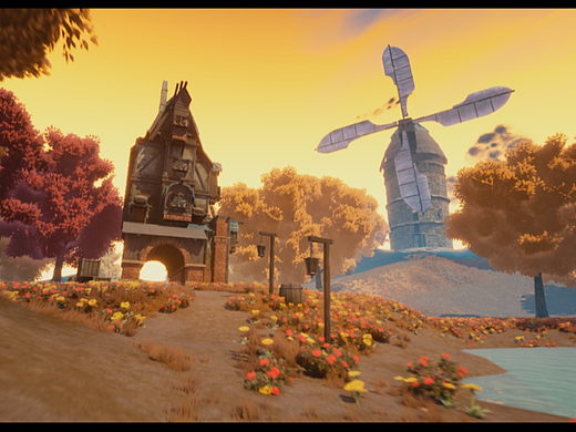 UE4日系卡通场景练习