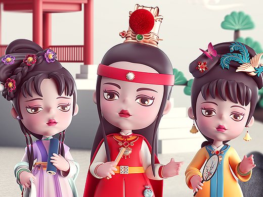 红楼梦系列IP设计|醉红楼之贾宝玉与红楼十二钗