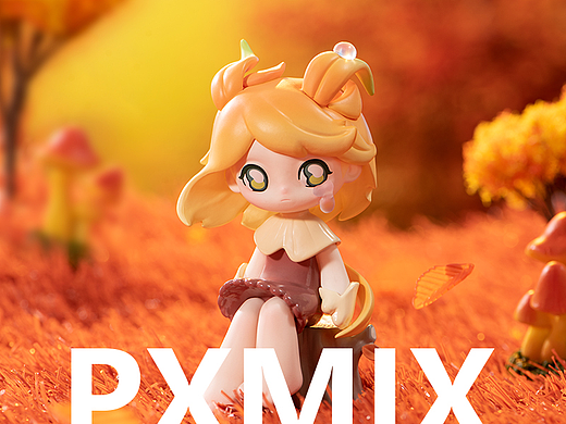 创意摄影丨泡泡玛特海外限定 AZURA盲盒 x 光影集PXMIX
